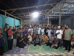 Jumiwan Aguza Bersilaturahmi Dengan Masyarakat Sungai Pinang