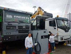 XCMG Luncurkan 2 Truk Listrik di Ajang Pameran Mining Indonesia 2024