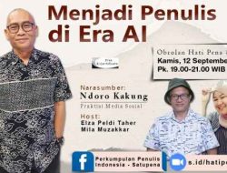 SATUPENA Ungkap Kiprah Penulis di Era Artificial Intelligence