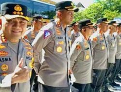 Kapolres Se-Indonesia Gelar Apel di Mapolresta Balikpapan
