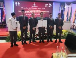 KPU Menetapkan Nomor Urut Pasangan Calon Walikota dan Wakil Walikota Tangerang