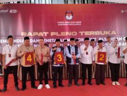 KPU Sarolangun Tetapkan Nomor Urut Paslon Bupati dan Wakil Bupati Sarolangun Tahun 2024