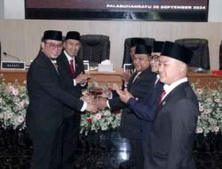 DPRD Kabupaten Sukabumi Sahkan Pimpinan Defenitif Periode 2024-2029