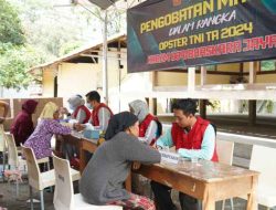 TNI Gelar Bhakti Kesehatan Massal, Wujudkan Kemanunggalan TNI-Rakyat