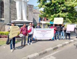 Buntut Intimidasi Dari Oknum Timses Salah Satu Calon Kepala Daerah, Puluhan Wartawan Gelar Aksi Damai