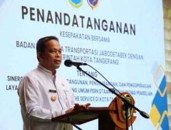 Dorong Penggunaan Transportasi Umum, Pj Wali Kota Teken MoU dengan BPTJ