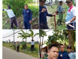 Gotong Royong Desa Babakan Jaya, Satgas Dan Warga Bersatu Dalam Kerja Bakti Mingguan