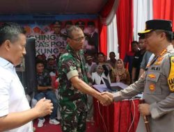 Kasdim 0830/Surabaya Utara Hadiri Launching Gugus Tugas Polri dan Penanaman Bibit Jagung untuk Ketahanan Pangan