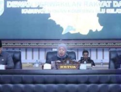 Wabup OKU Selatan Ikuti Paripurna DPRD, Bahas Persetujuan Banggar Pansus dan Pemda