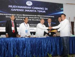 Sutrisno Negara Sianturi Terpilih Jadi Ketua Gapensi Jakarta Timur Masa Bhakti 2024 – 2029