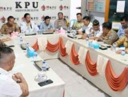 Rapat Jadwal Penetapan Rekapitulasi Tingkat Kabupaten Telah Usai, Pemkab OKU Selatan Harapkan Semua Berjalan Aman dan Kondusif