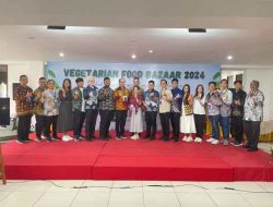 Bazar Vegetarian Food 2024 di Pusdiklat Citra Buddhis Vihara Maitiri Ramai Diserbu Pengunjung