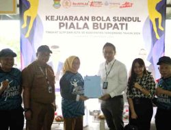 Disporabudpar Gelar Kejuaraan Bola Sundul SMP/SMA Se-Kabupaten Tangerang