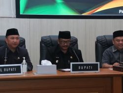 Bupati Sukabumi Sampaikan Jawaban Atas Pandangan Umum Fraksi-fraksi