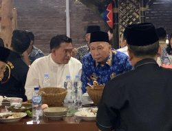 Momen Keakraban Ketua DPD GRIB Jaya dan Gubernur Lampung dalam Acara Santunan 4.525 Anak Yatim