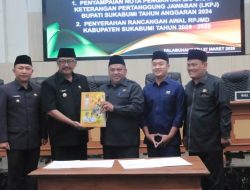 Paripurna DPRD, Penyampaian Nota Pengantar LKPJ Bupati Sukabumi