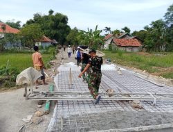 Satgas TMMD ke-124 Bersama Warga Batu Karang