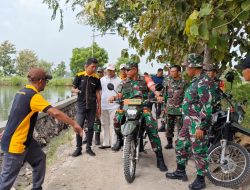 Tinjau Pembangunan TPT dan Drainase di Lokasi TMMD ke-124, Dandim : Membangun Kebersamaan