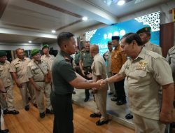Danrem 052/Wkr Bersama PPAD Tangerang Hadiri Halal Bihalal Presiden RI bersama Purnawirawan TNI Polri Secara Virtual