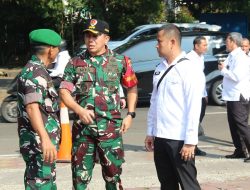 Dandim 0506/Tgr Monitoring Kunker Ibu Wapres Tinjau Layanan Kesehatan