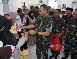 Tim Penilai Lomba Karya Bakti Tingkat Korem Kunjungi Panti Asuhan Yayasan Amanah Assodiqiyah