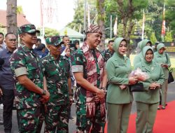 Pangdam V/Brawijaya Didampingi Danrem 084/BJ Kunker ke Kodim 0829/Bangkalan