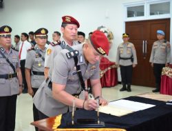 Polres Gresik Gelar Sertijab, Dua Kasat Berganti