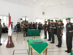 Danrem 084/BJ Pimpin Sertijab 3 Jabatan Strategis