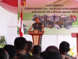 Danrem 084/BJ Resmikan Koramil 0830-18 Gayungan Menjadi Tipe A
