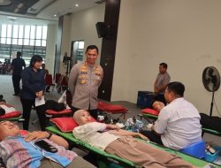 Bakti Kesehatan Jelang Hari Bhayangkara ke-79, Polres Metro Tangerang Kota Donor Darah Diikuti Ratusan Peserta