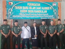 Peringati Tahun Baru Islam 1447 H, Kodim 0829/ Bangkalan Gelar Tausiah dan Doa Bersama
