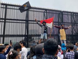 Demo Panas 25 Agustus: Bendera Bajak Laut One Piece Berkibar di Gerbang DPR