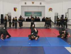 Korem 084/Bhaskara Jaya Gelar Ujian Kenaikan Tingkat Pencak Silat Militer