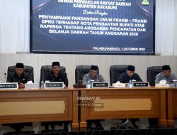 Bupati dan Wakil Bupati Sukabumi Hadiri Paripurna DPRD, Fraksi Sampaikan Pandangan Umum APBD 2026