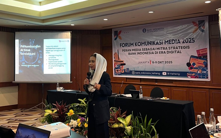 Forum Komunikasi Media 2025: BI Kalteng Dorong Pemanfaatan AI Dalam Jurnalisme Digital