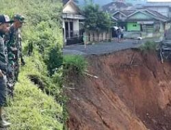 Setahun Berlalu, Dua Titik Longsor di Cisarua Cipetey Belum Tersentuh Perbaikan