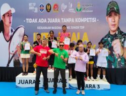 Kejuaraan Tenis Junior Piala Dandim Gresik 2025 Resmi Berakhir
