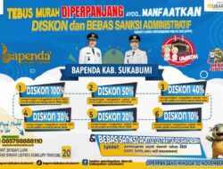 Pemkab Sukabumi Perpanjang Program Diskon dan Pembebasan Denda PBB-P2 hingga 30 November 2025