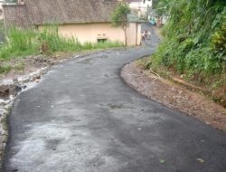 Dinas PU dan CV Construction Architektur Tuntaskan Pengaspalan Jalan Cibuluh, Warga Cianaga Sambut Antusias