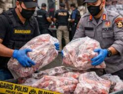 Bareskrim Polri Amankan 9,5 Ton Daging Beku Kedaluwarsa Siap Edar