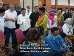 Pramono Anung dan Jusuf Kalla Hadiri Donor Darah Ramadan Pemkot Jakarta Barat