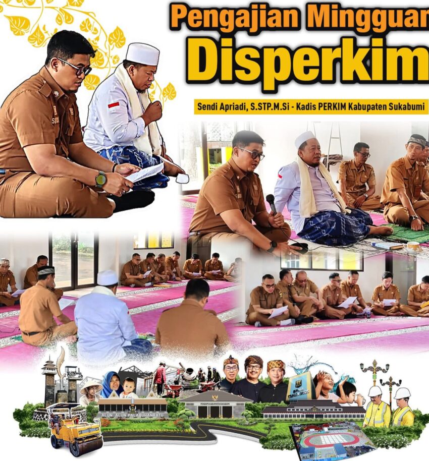 Disperkim Sukabumi Gelar Pengajian Rutin, Perkuat Integritas dan Semangat Pelayanan