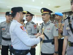 Kapolres Gresik Pimpin Sertijab PJU dan Kapolsek Jajaran