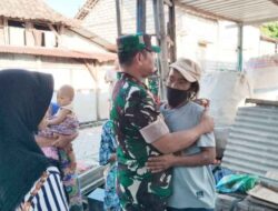 Tinjau TMMD di Slempit, Danrem 084/BJ Disambut Peluk Hangat Warga