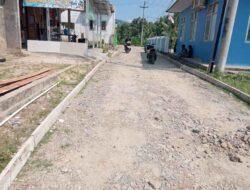 Proyek Jalan Desa Kemuning Waringin Kurung Tanpa Papan Informasi, Pengawas Sebut Perintah Bupati Serang.