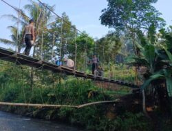 Satbrimob Polda Banten Revitalisasi Jembatan di Bayah