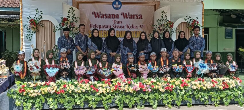 18 Siswa SDN Bumirejo 1 Mungkid Lulus, Suasana Haru Warnai Pelepasan