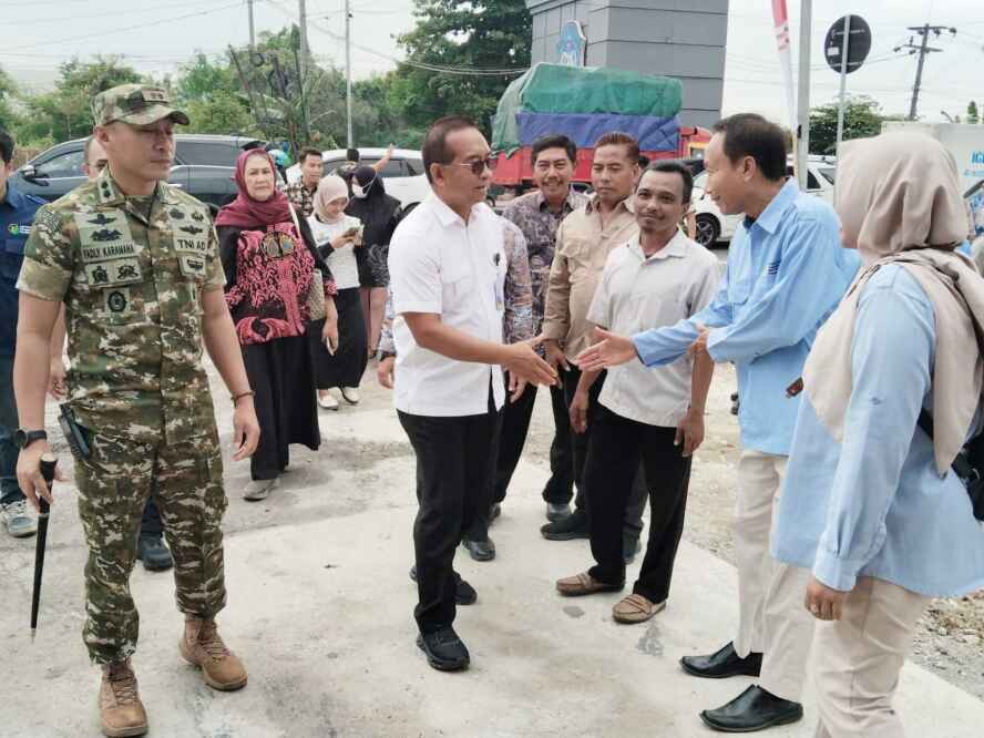 Tim KSP RI Tinjau KDKMP Pandanan Gresik, Dandim : Pentingnya Sinergi