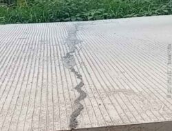 Ironis, Baru Selesai Dicor Jalan Sadik-Simangu Kota Serang Senilai Rp2,3 M Sudah Ditambal Aspal dan Semen