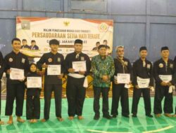 Pengesahan Warga Baru PSHT Jakarta Barat Berlangsung Khidmat, Dihadiri Wakil Wali Kota